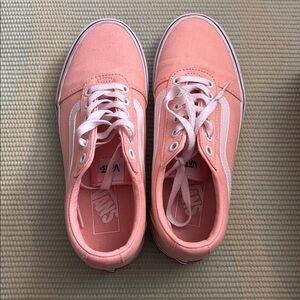 Vans Peach Canvas Sneakers